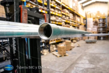  Tubo IMC 1 1/2 Pulgadas x 3mts Galvanizado - Dielco 