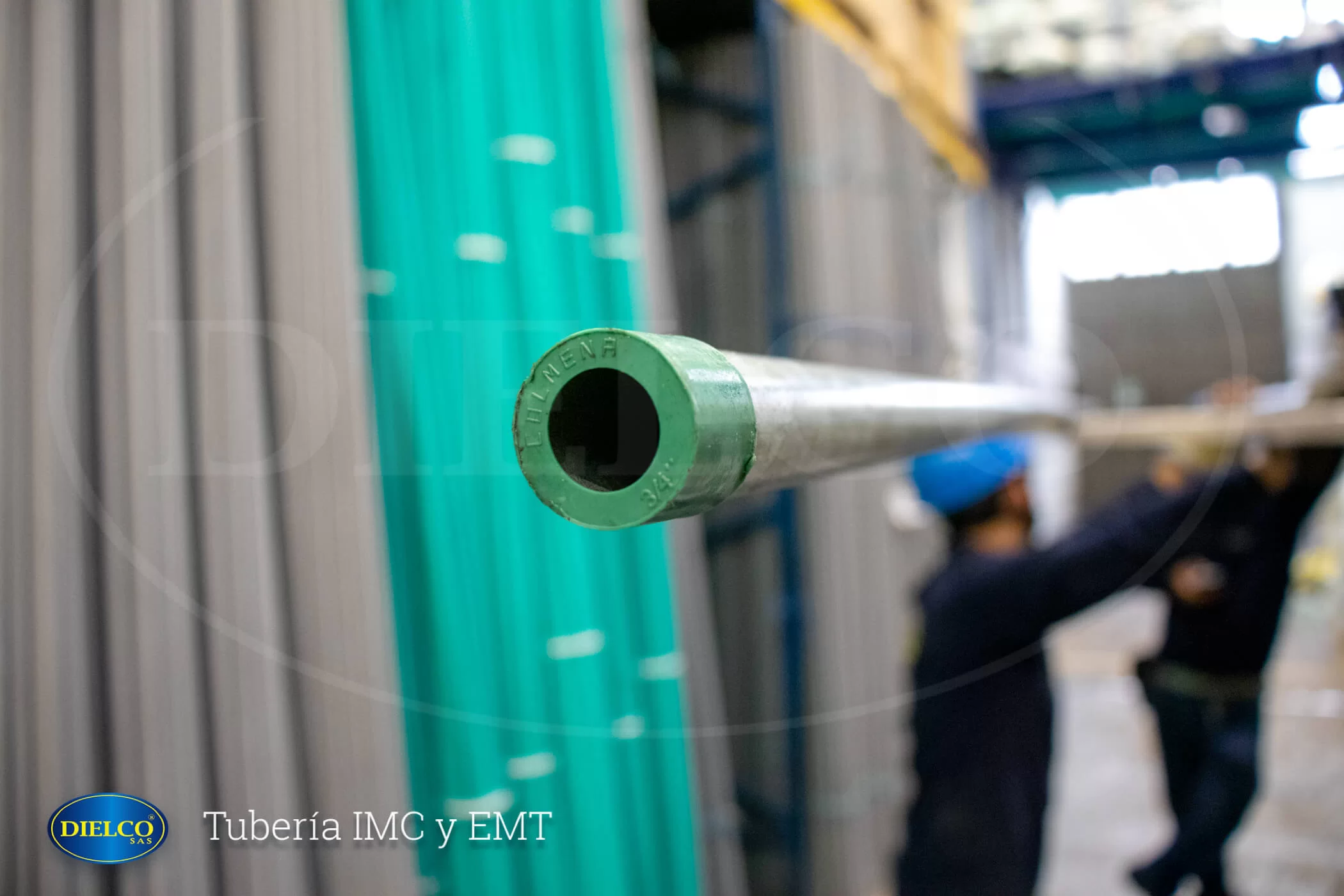  Tubo IMC 1 Pulgada x 3mts Galvanizado - Dielco 